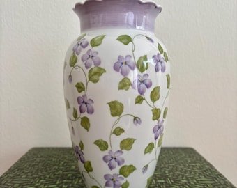 Vintage Andrea by Sadek Forget-me-not Vase