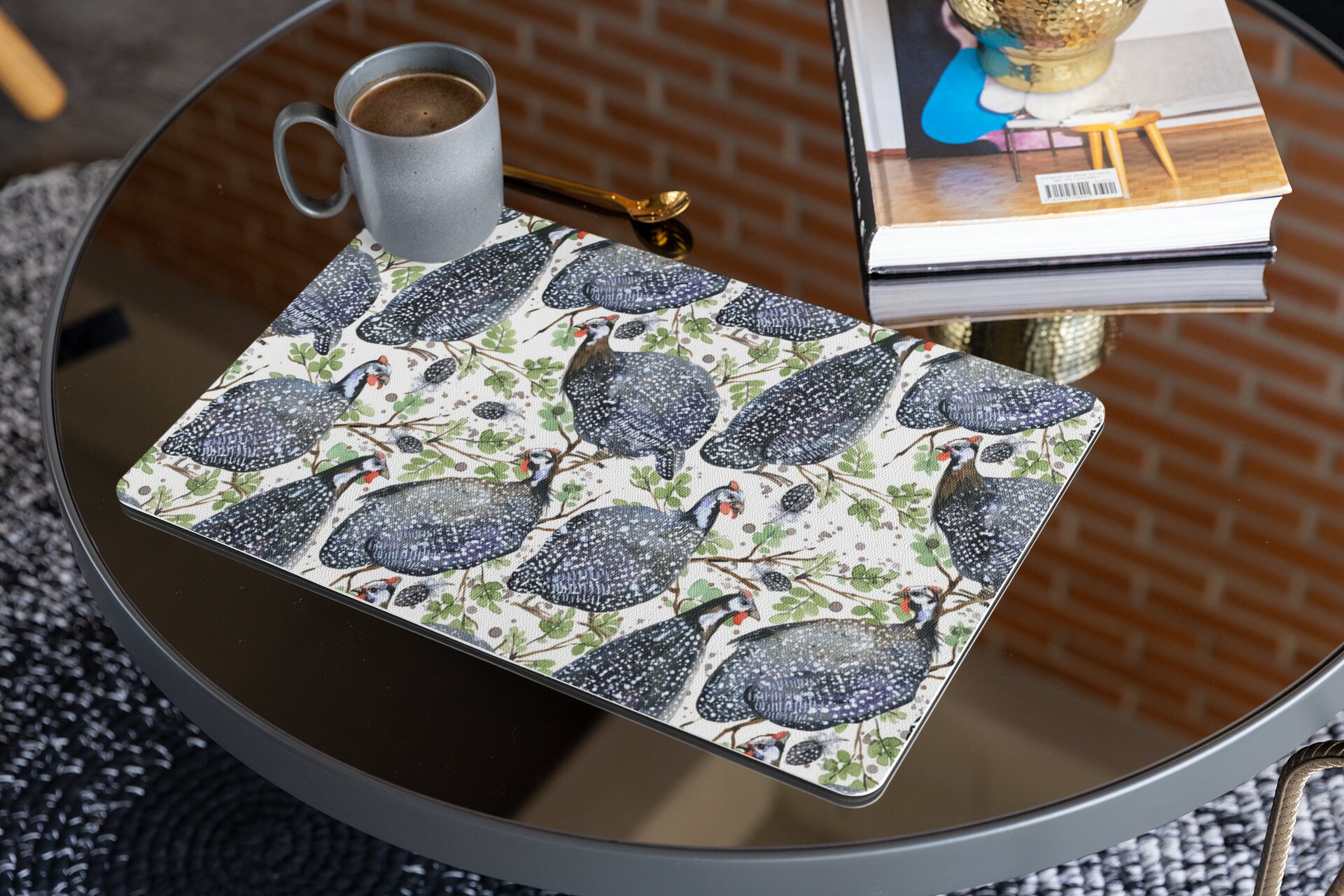 Guineafowl Placemat Afrikaans South African Tarentaal Etsy