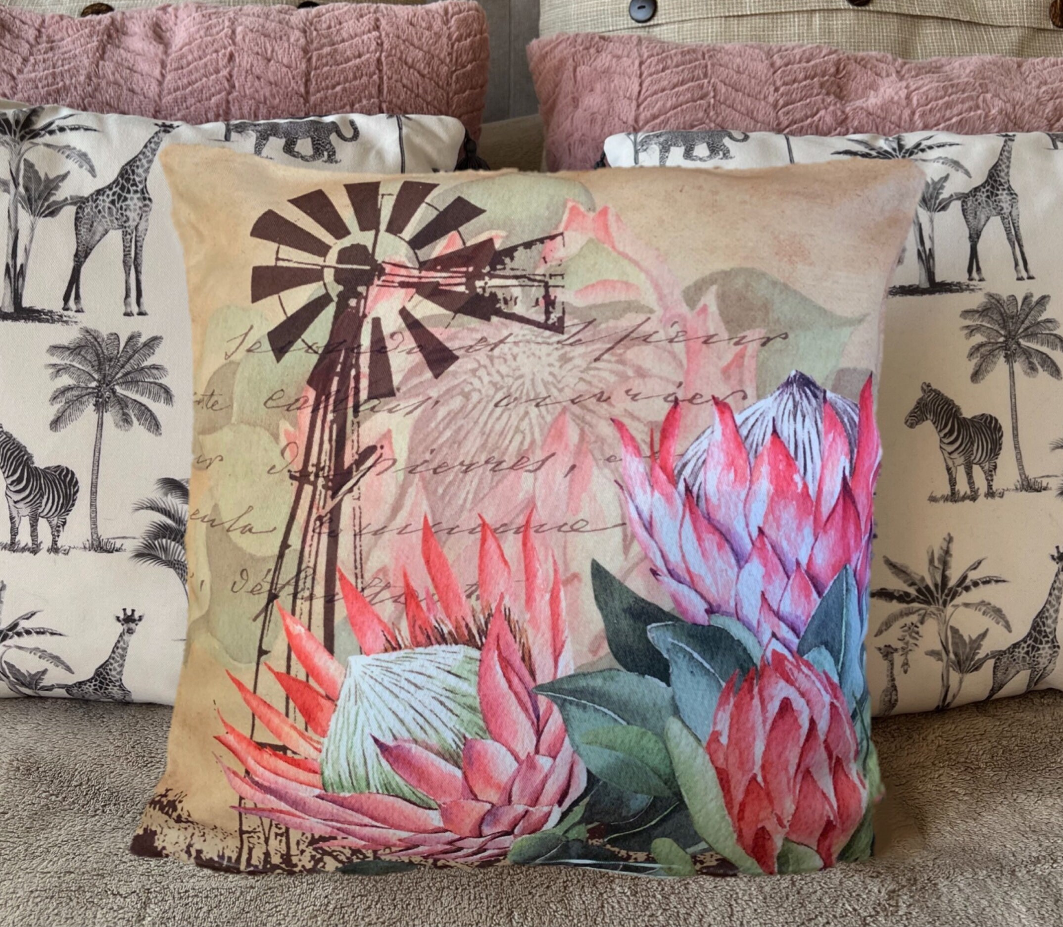 protea scatter cushions