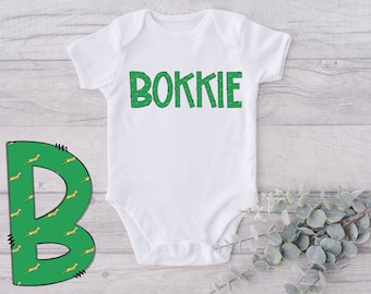 Baby Vest. South Africa Bokkie Baby-grow / vest Afrikaans Rugby supporter. New baby gift. Pregnancy Announcement. Rugby Gift.