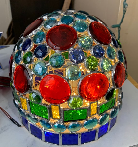 Stained Glass Nugget and Cathedral Glass Handcrafted in USA Etsy