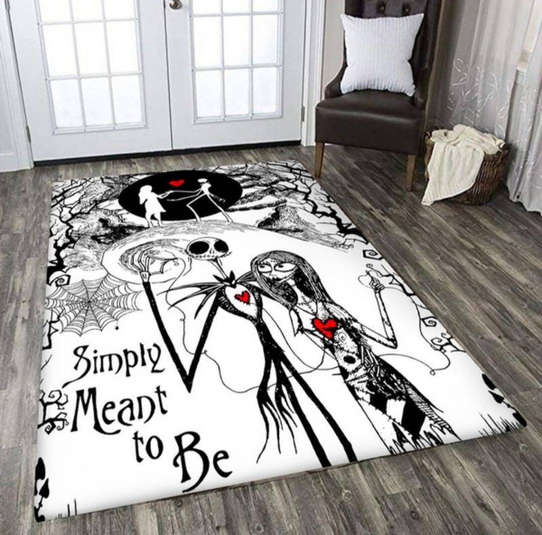 Cauchemar Avant Noël Tapis de Tapis Sol Simplement Destiné à Être Jack Sally