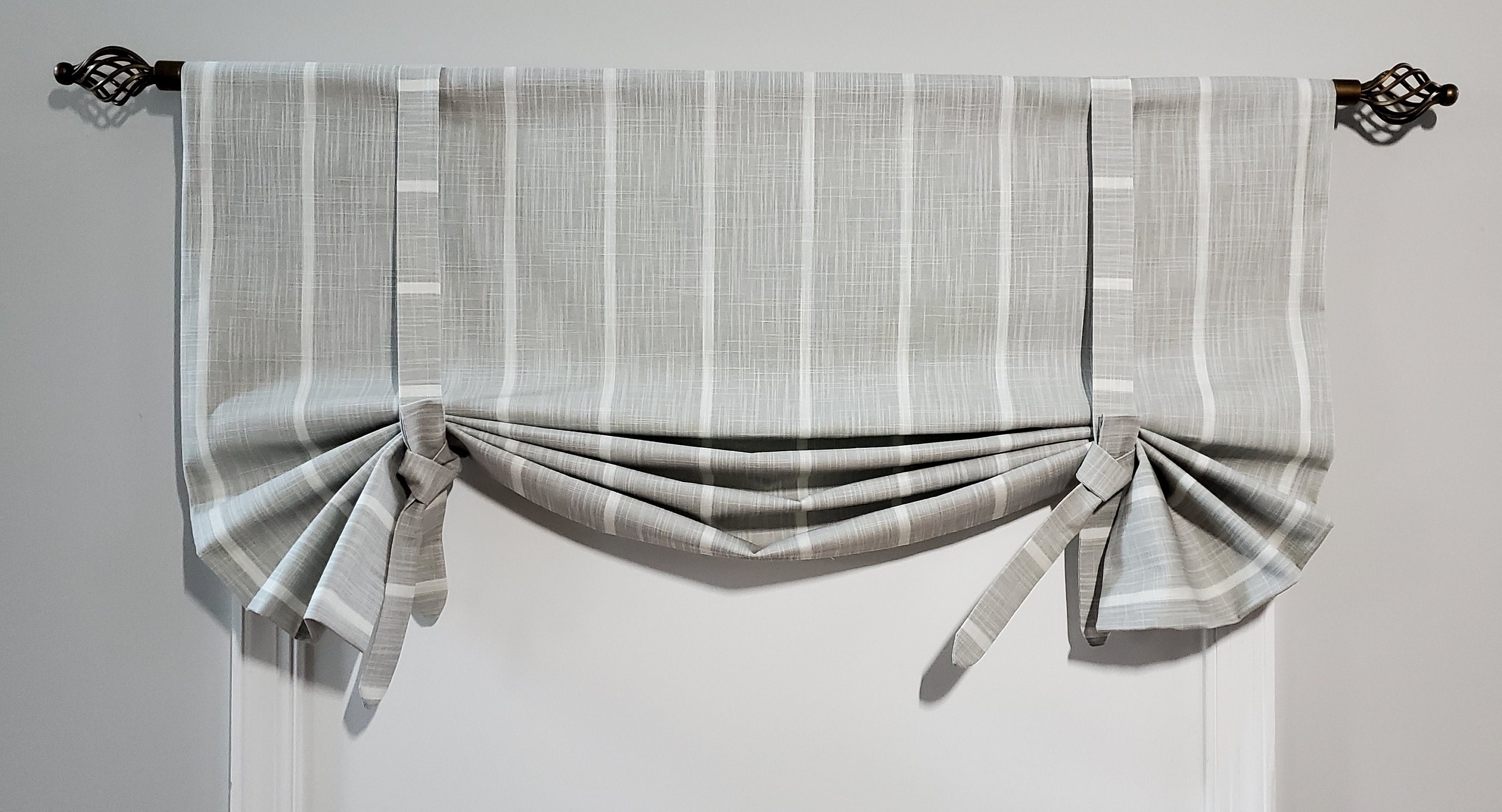 Tie Up Valance Fully Lined/Shade/Kitchen Curtain Windridge Etsy