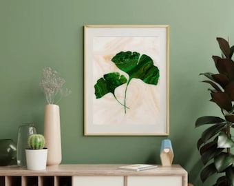 Vibrant Ginkgo Leaf | Fine Art Print