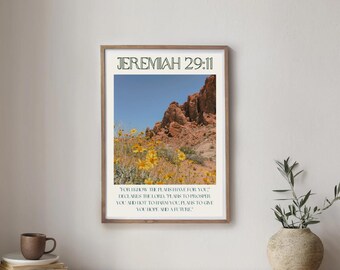 Jeremiah 29:11 Wall Art Printable