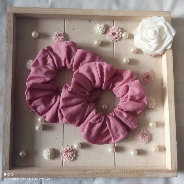 accessoires cheveux Chouchous/Scrunchies rose pâle