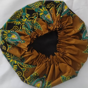 Wax and satin cap