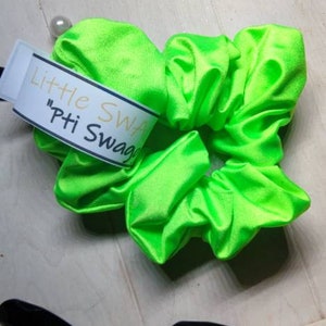 Neon vet scrunchie for your bun or ponytail