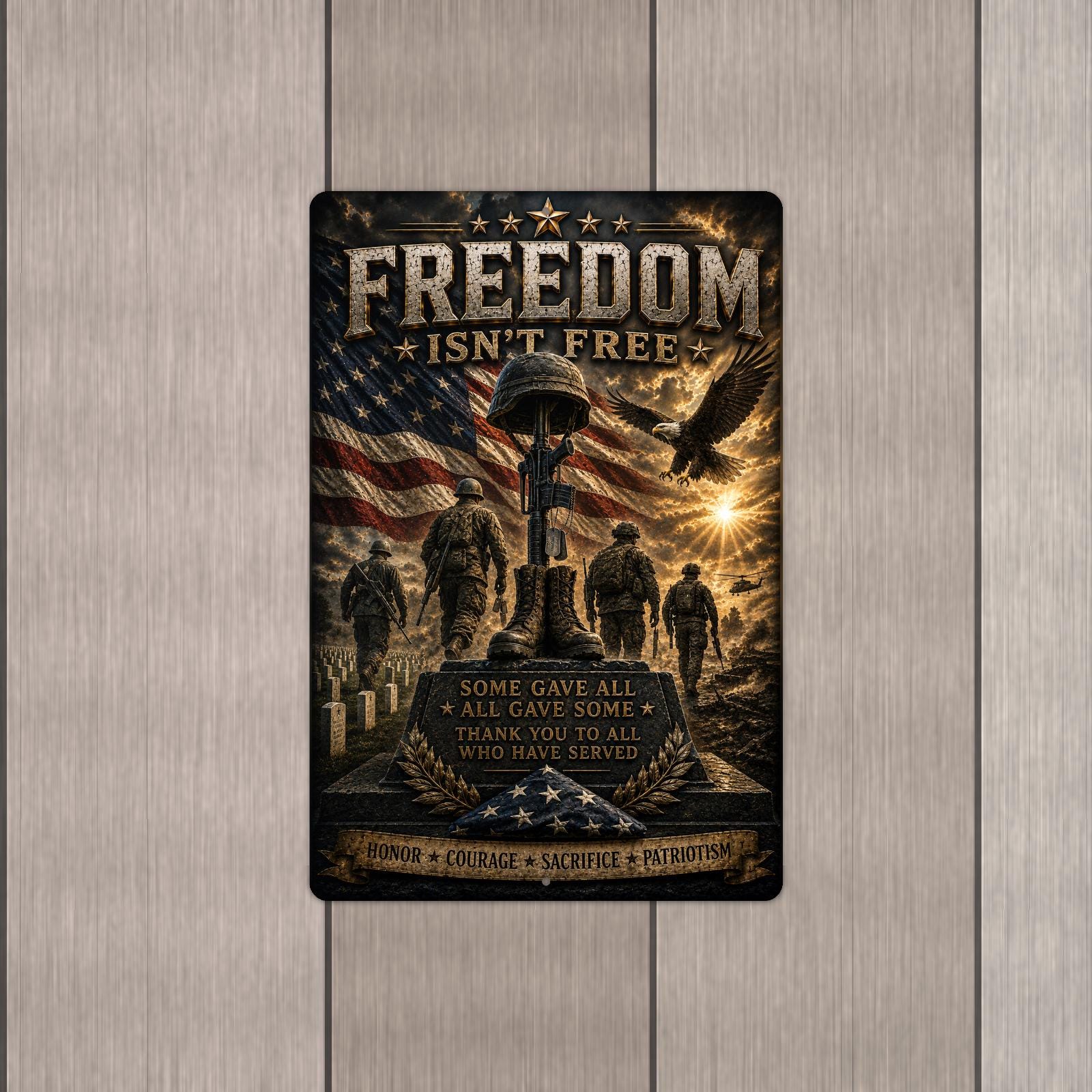 Freedom Isnt T Free Metal Sign - Etsy