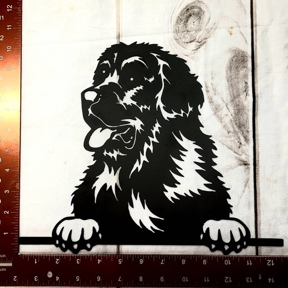 Newfoundland Dog Metal Art Home Decor Pet Gifts Wall Hanger Dog Mom Dog Father Dog Lover Gift Fence Decor Loss Gift Porch Decor Etsy Canada