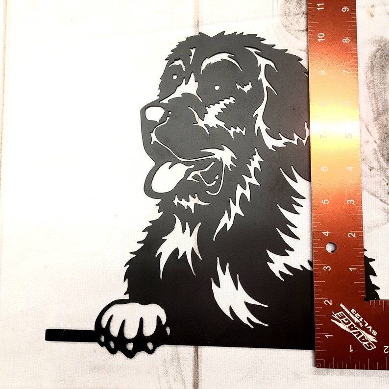 Newfoundland Dog Metal Art Home Decor Pet Gifts Wall Etsy