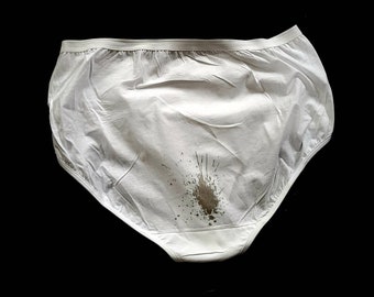Gag Gift, Shartwear Pre-stained Underwear, Funny Gift for Friend, Poop Stain  Underpants, Fun Gift, White Elephant, Humor Gift, Shit Happens -  Hong  Kong