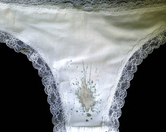 Gag Gift, Shartwear pre-stained underwear, funny gift for friend, poop  stain underpants, fun gift, white elephant, humor gift, shit happens