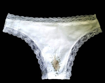 FAKE POOP STAIN Whitey Tighty Novelty Underwear / Funny Gag Briefs