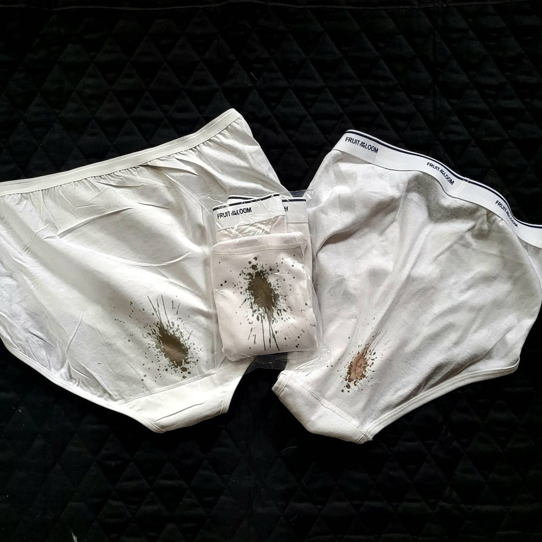 Gag Gift, Shartwear Pre-stained Underwear, Funny Gift for Friend, Poop  Stain Underpants, Fun Gift, White Elephant, Humor Gift, Shit Happens - Etsy