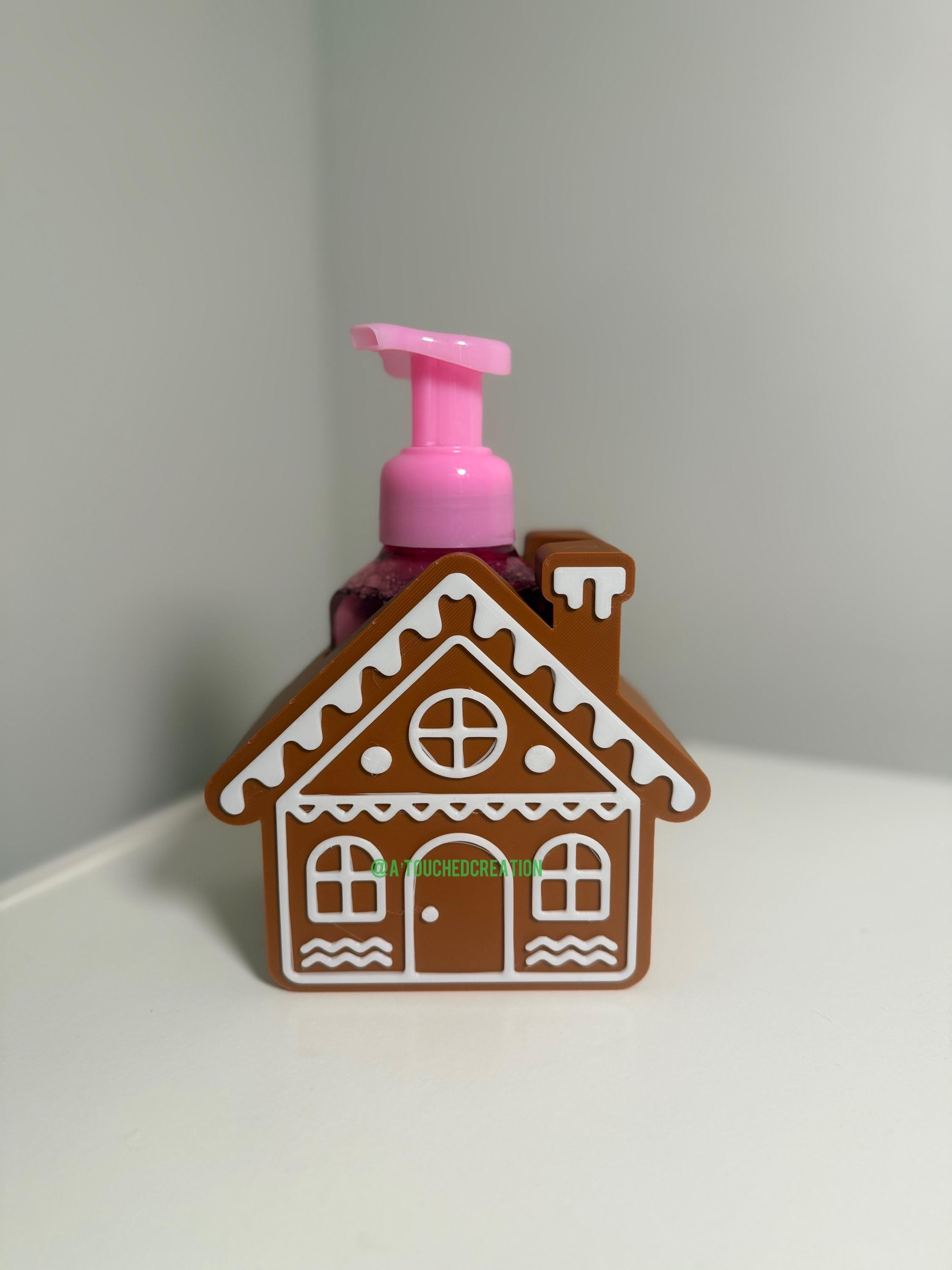 Gingerbread House Soap Holder 3D Print File – Christmas Bathroom Decor ...