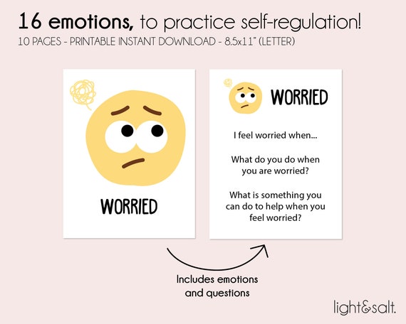 emotions flash cards zones of regulation cards social etsy