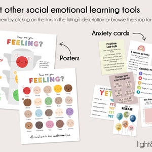 Feelings and Emotions With Coping Skills for Kids, Therapy Worksheets ...