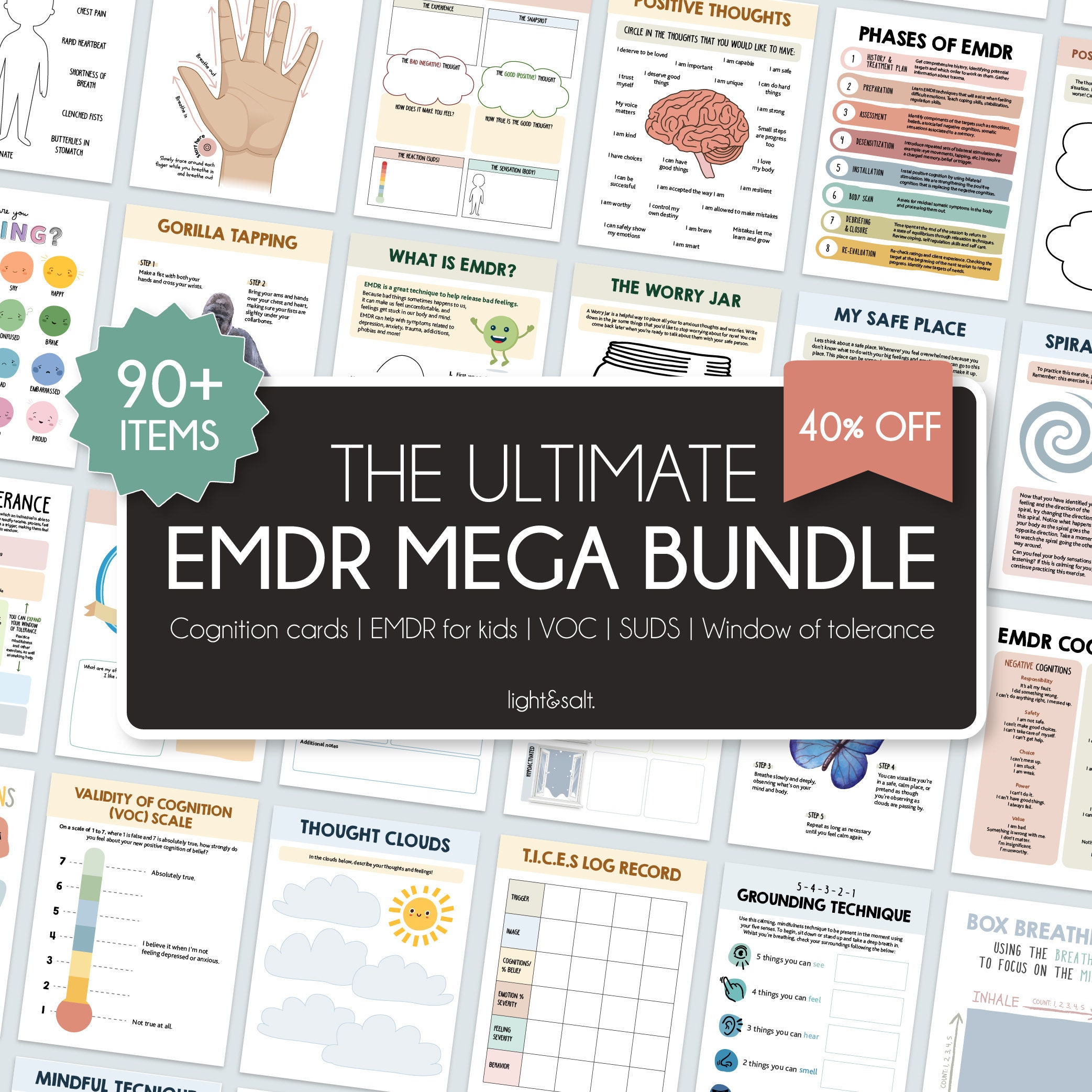 EMDR Bundle for Therapists, EMDR Therapy, Counseling, Trauma Therapy ...