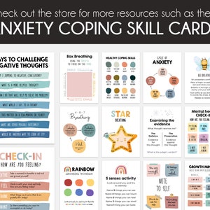 Coping Skills Alphabet Print, Self Care Checklist, Calm Down Corner ...