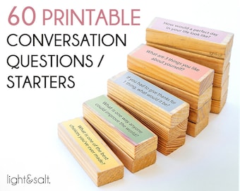 Conversation starter cards, social psychology, Table Talk Family Conversation Cards, social anxiety, Ice Breaker, question cards, stack game