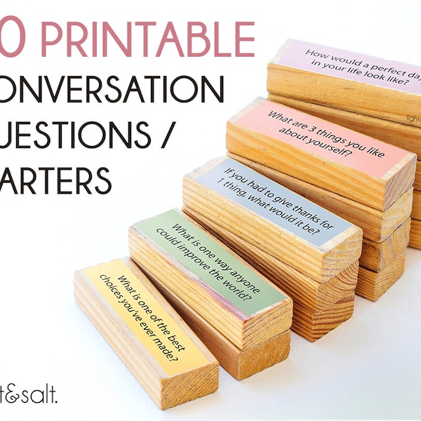 Conversation Starter Etsy