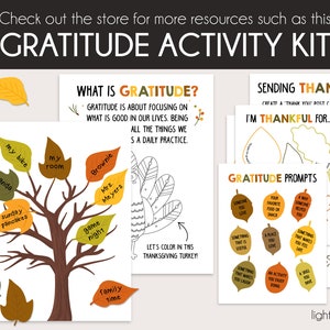 Kindness Leaves, Positivity Cards, Gratitude Tree, Thanksgiving ...