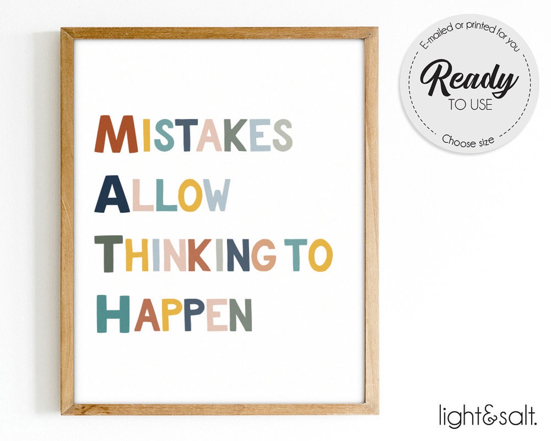 Allowing Mistakes