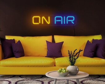 On Air Neon Sign, On Air Led Sign, On Air Light Sign, Music Studio Neon Sign, Music Studio Sign, Music Studio Wall Art, Music Studio Decor