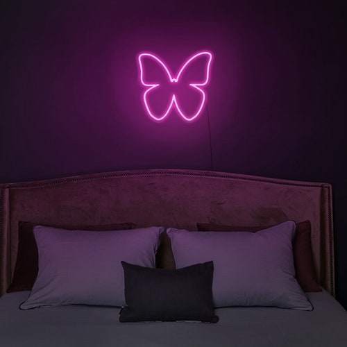 Butterfly Neon Signbutterfly Led - Etsy