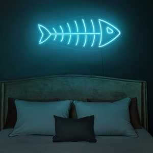 Fish neon sign,Fish neon light,Fish led sign,Fish wall decor,Fish wall art,Neon sign wall decor,Led neon sign,Neon sign light