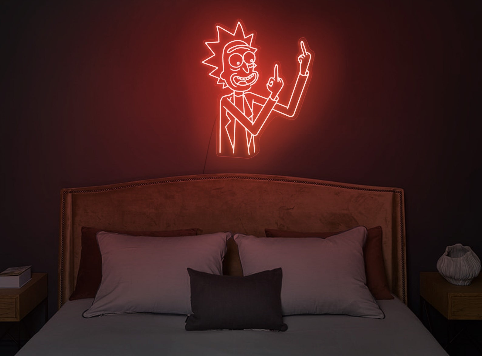 Rick and morty neon sign Rick and morty neon light Rick and | Etsy