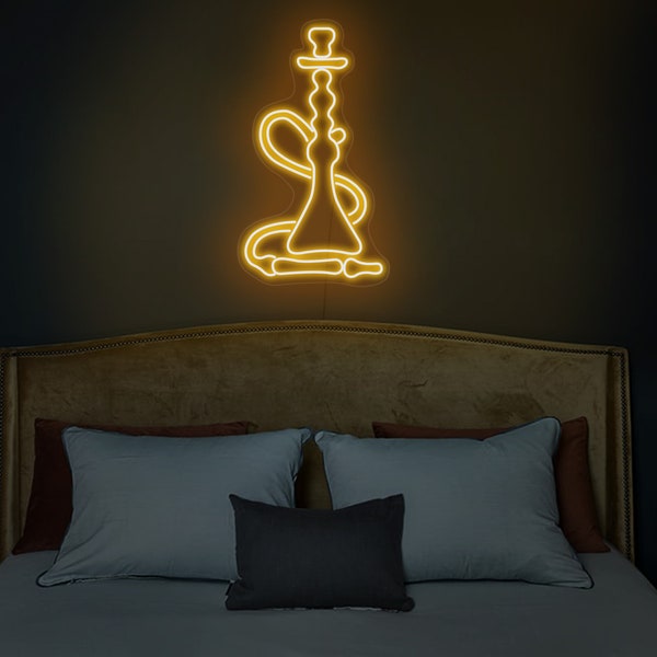 Shisha Neon Schild, Shisha Neon Schild, Shisha LED-Schild, Shisha Neonlicht, Raucher Neon Schild, Bar Neonlicht, Neon Schild für Unternehmen, Shisha Bar Dekor