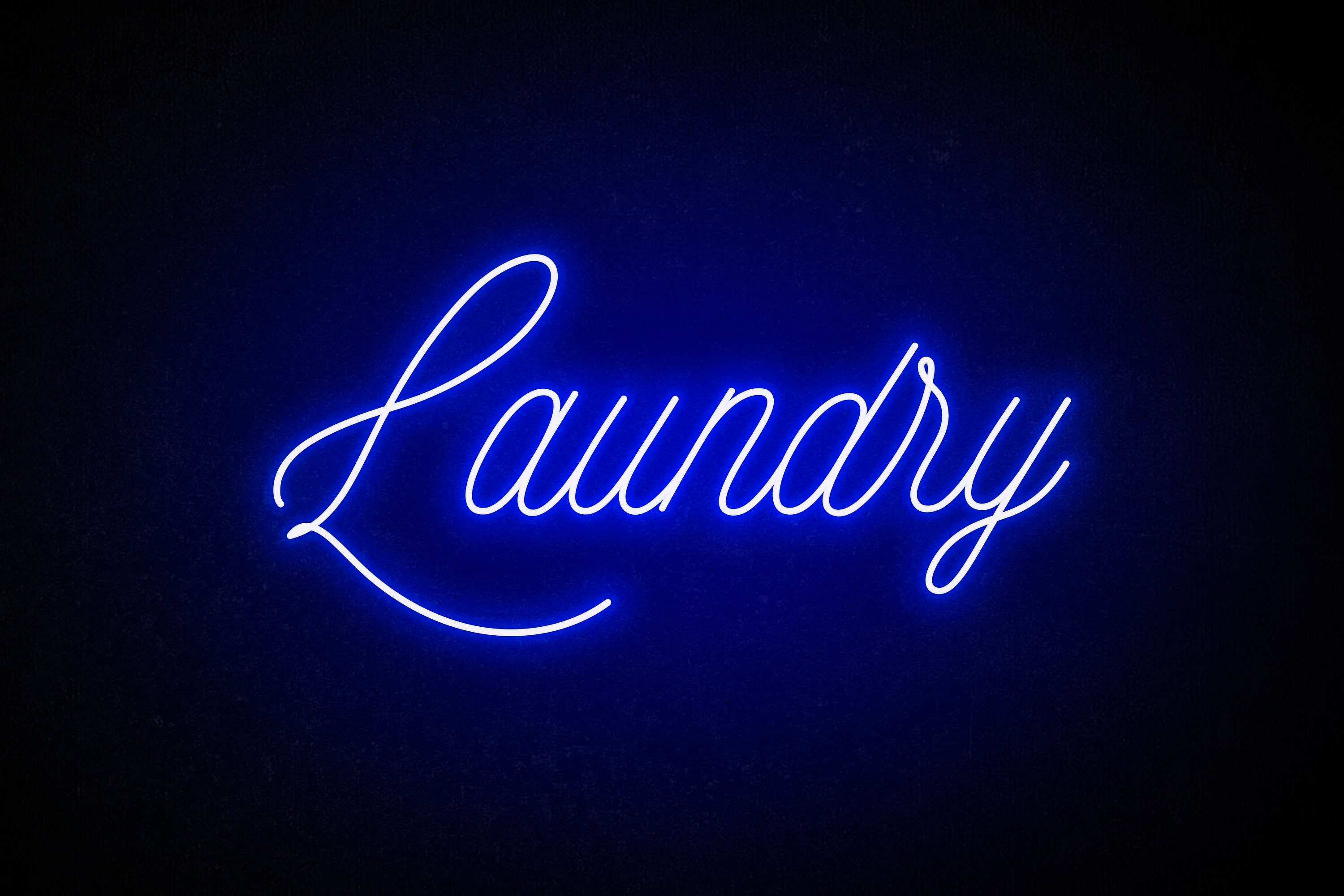 Laundry neon signLaundry signLaundry wall decorNeon sign | Etsy