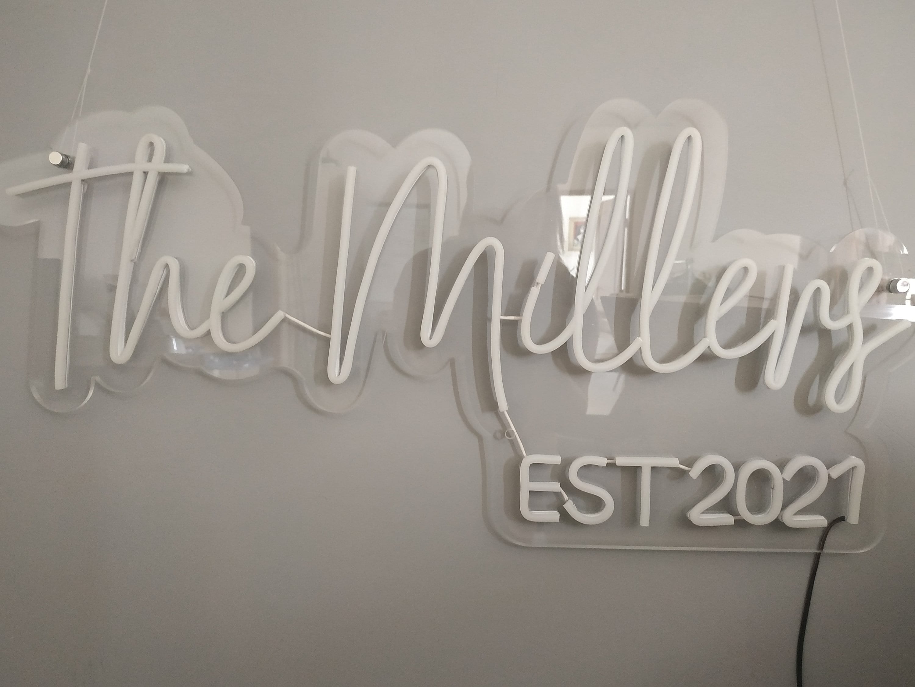 Neon sign wedding custom Neon sign wedding last nameLed sign Etsy