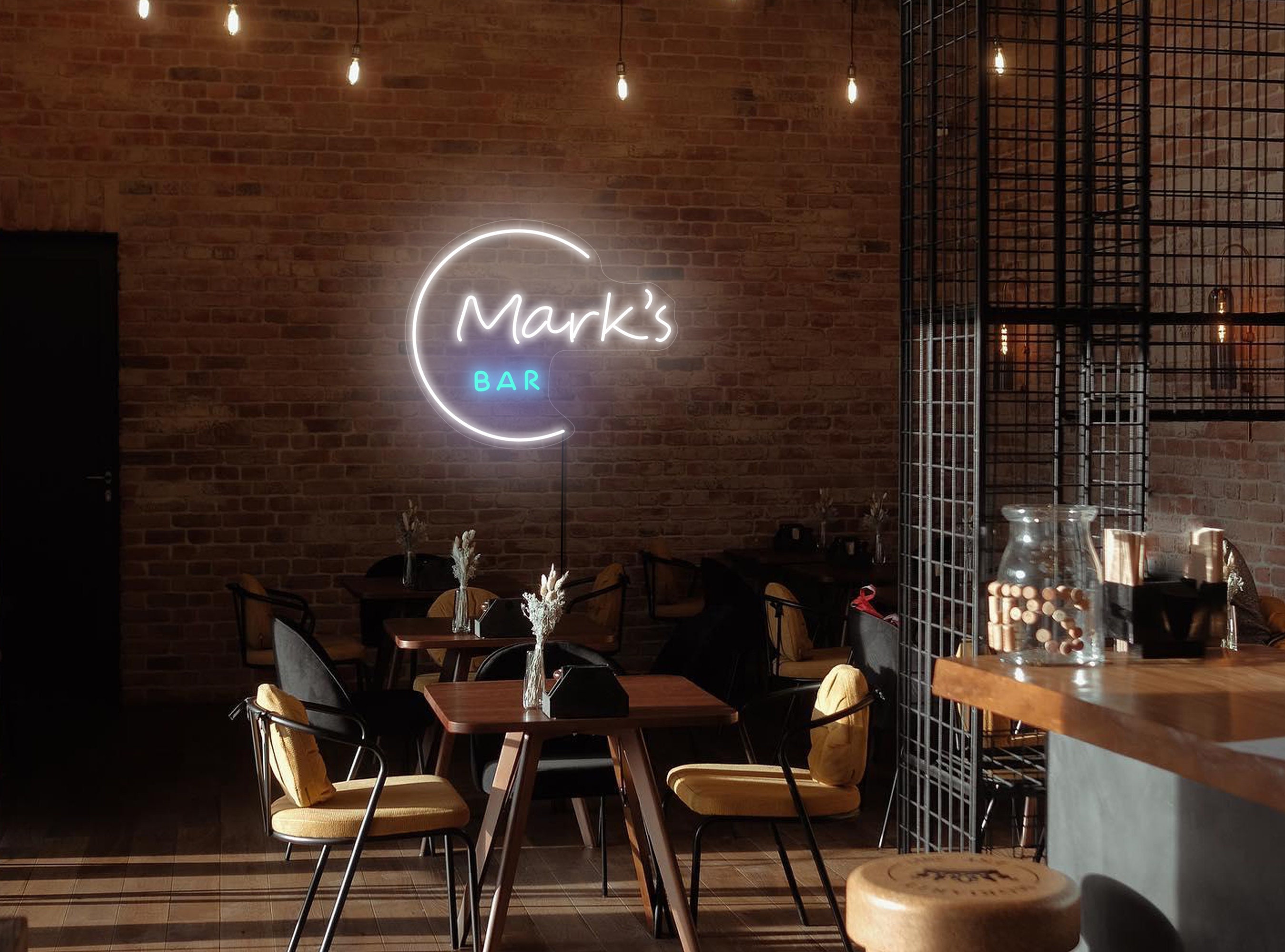 Custom Neon Sign for Bar Bar Neon Light Sign Personalized Etsy