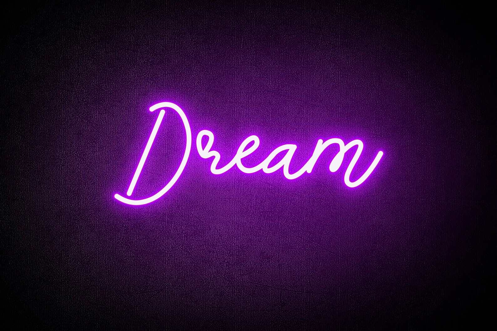 Dream Neon Signdream Neon Lightdream Wall Decordream Wall Etsy