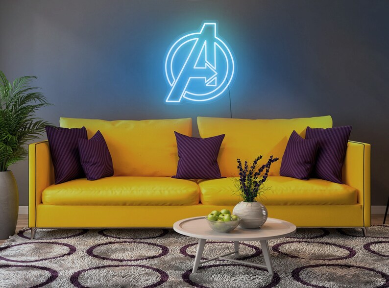 Neon Sign Logo Neon Sign Wall Art Led Neon Sign Home D cor Wall D cor 
