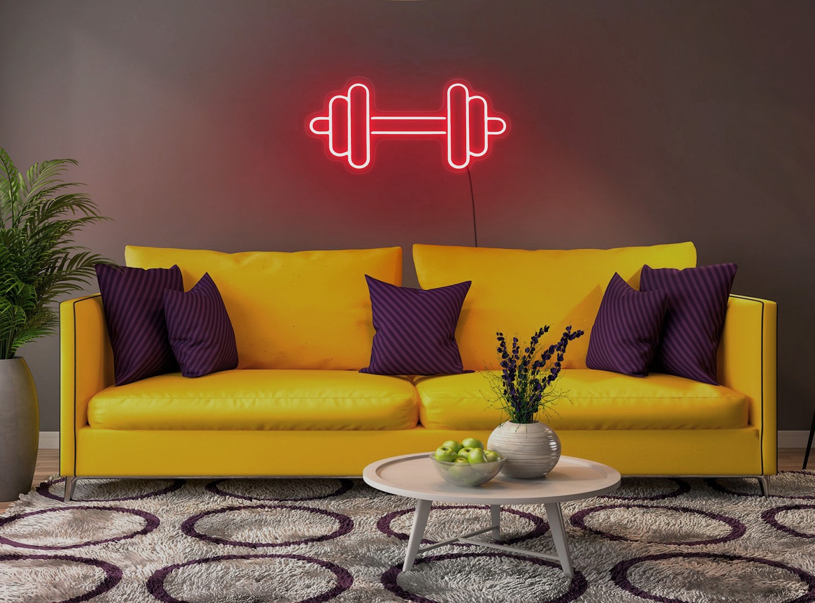 Gym Neon Signgym Neon Lightgym Wall Artgym Wall Etsy
