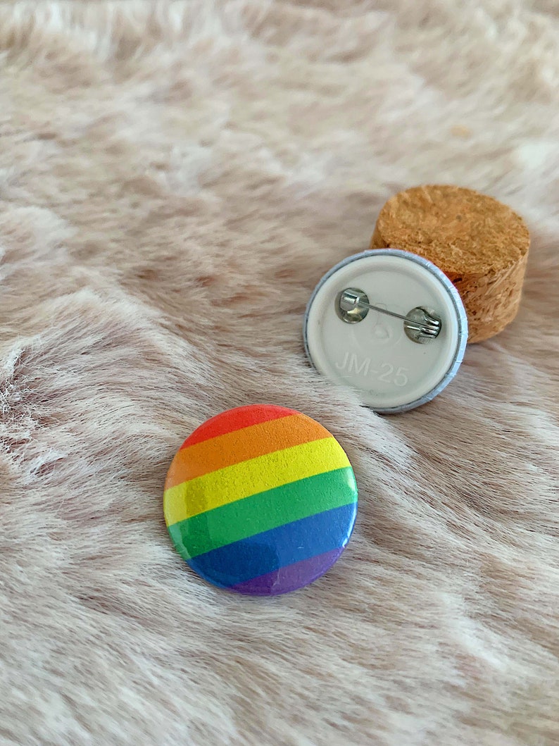 LGBTQ pride flags badge buttons 25mm/1inch Accessories for backpacks, tote bags, and outfits. image 2