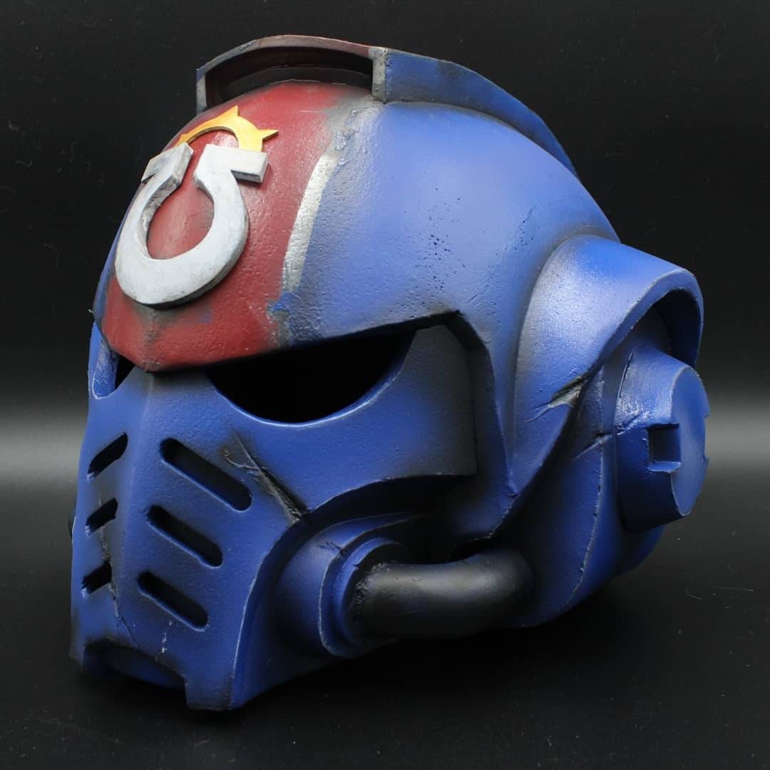 Space Marine Inspired Helmet Etsy