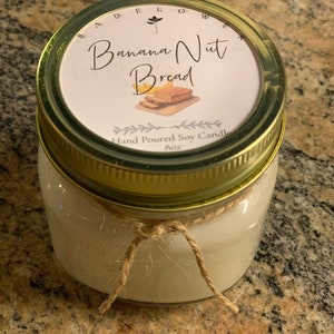 Banana Nut Bread Soy Candle