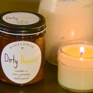 Dirty Banana Hand Poured Soy Candle