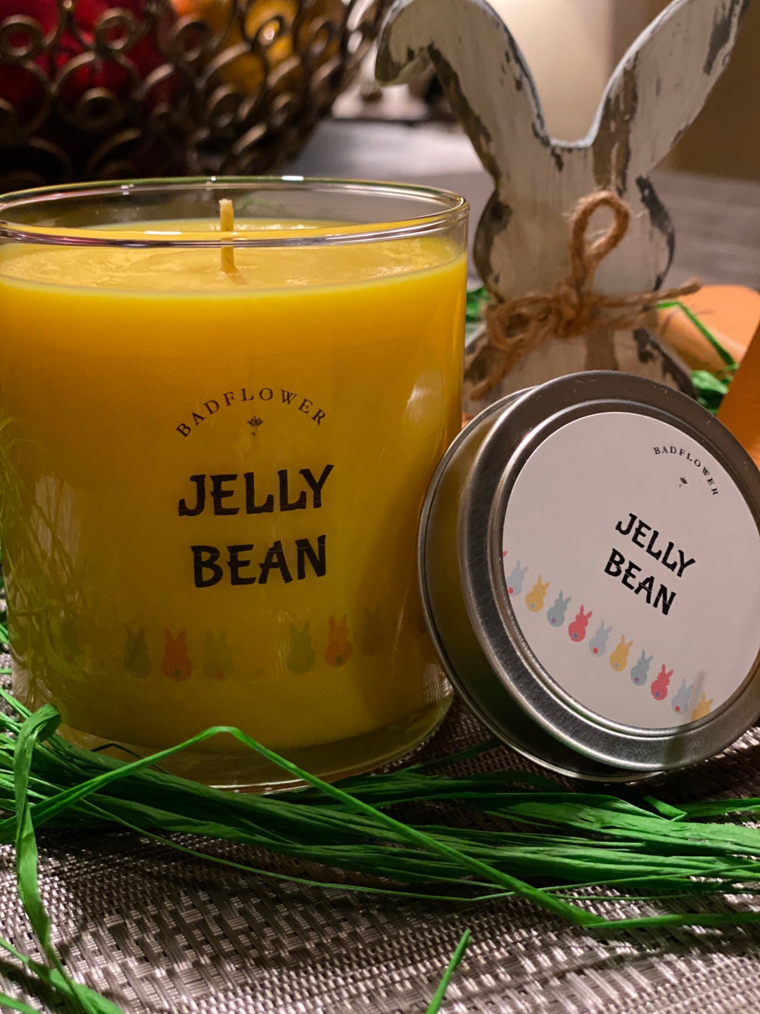 Jelly Bean Candle Etsy