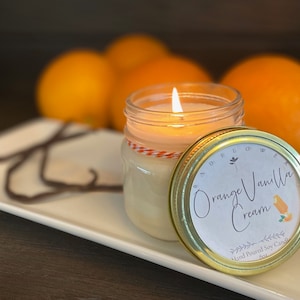 Orange Vanilla Cream Soy Candle