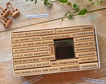24-piece Happiness stamp set