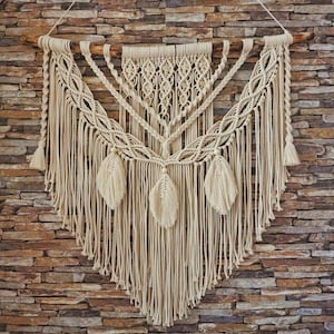 Makramee Wandbehang &quot;Medina&quot; Wandteppich Wanddeko Boho Style