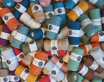 Bobbiny macrame yarn 3 mm twisted yarn macrame cord cord thread roll