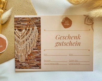 Voucher LeylaShopDesigns del valore di 10-100 Euro