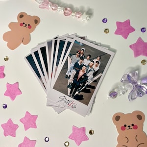 Stray Kids Case 143 Cartões de fotos estilo Polaroid | EDIÇÃO DE IMPRESSÃO | Kpop